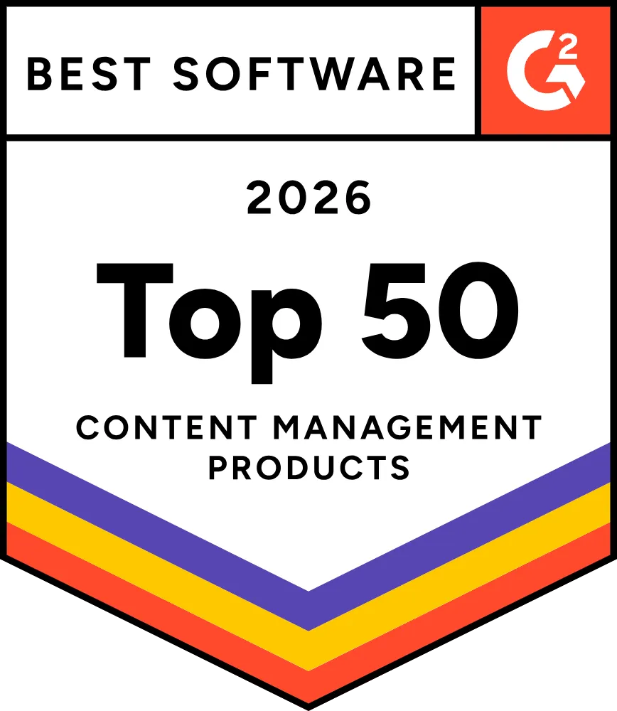 G2 Top 50 Content Management 2026